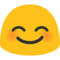 Smiling Face With Smiling Eyes emoji on Google